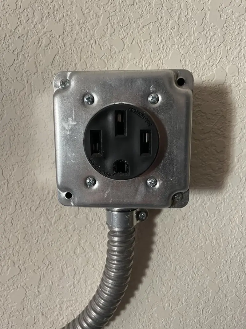 NEMA 14-50 outlet installed for Smart Home Electrical in Fruitland